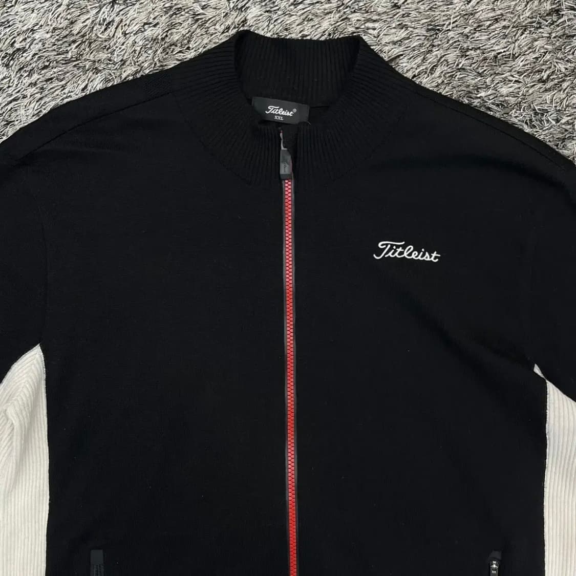 타이틀리스트 남성 울 니트 집업 (110) 상품이미지2