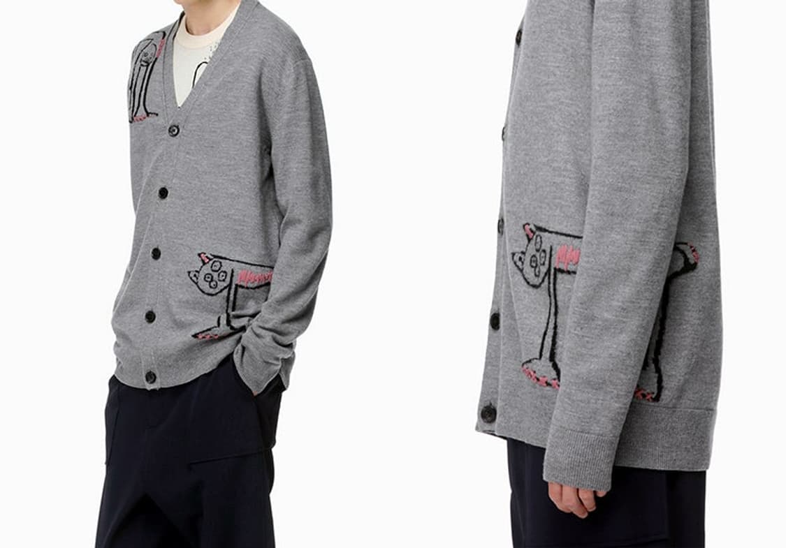 시스템x권철화 콜라보 울 가디건  상품이미지1
