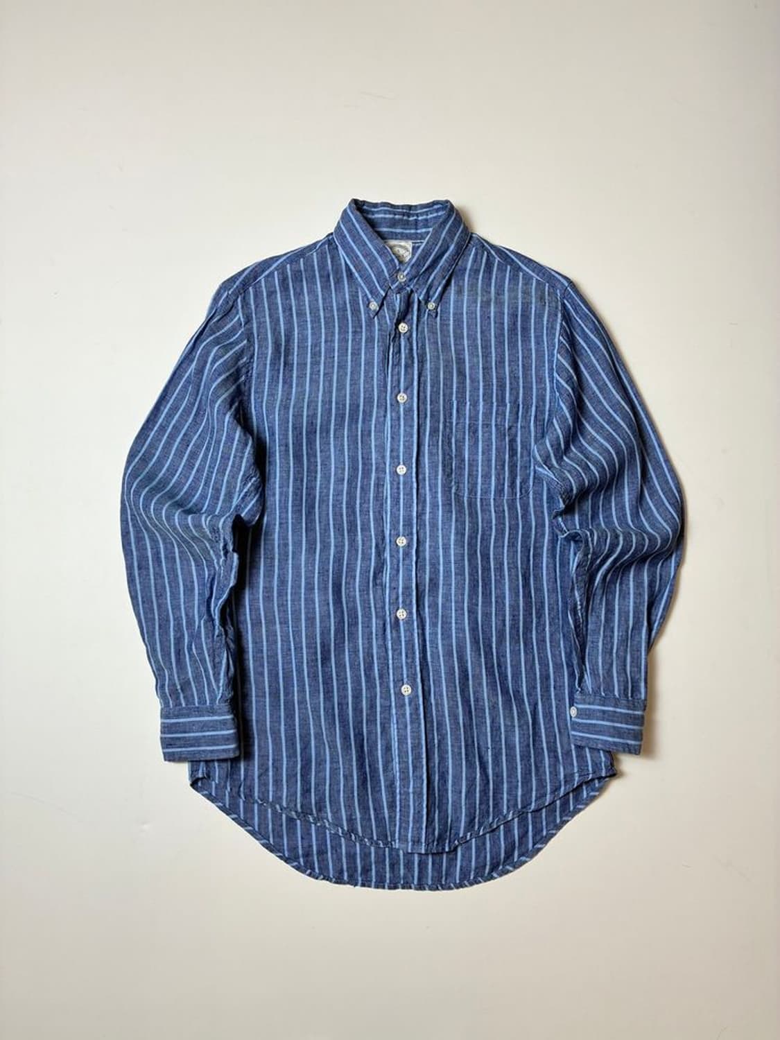 브룩스브라더스 100% 린넨 스트라이프 셔츠 PN8464 상품이미지1