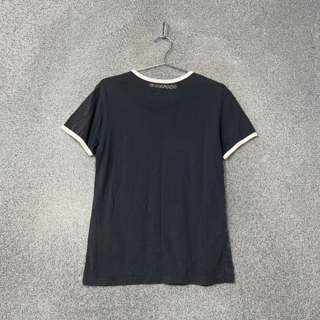 버카루 빈티지 레터링 슬림 반팔 상품이미지2