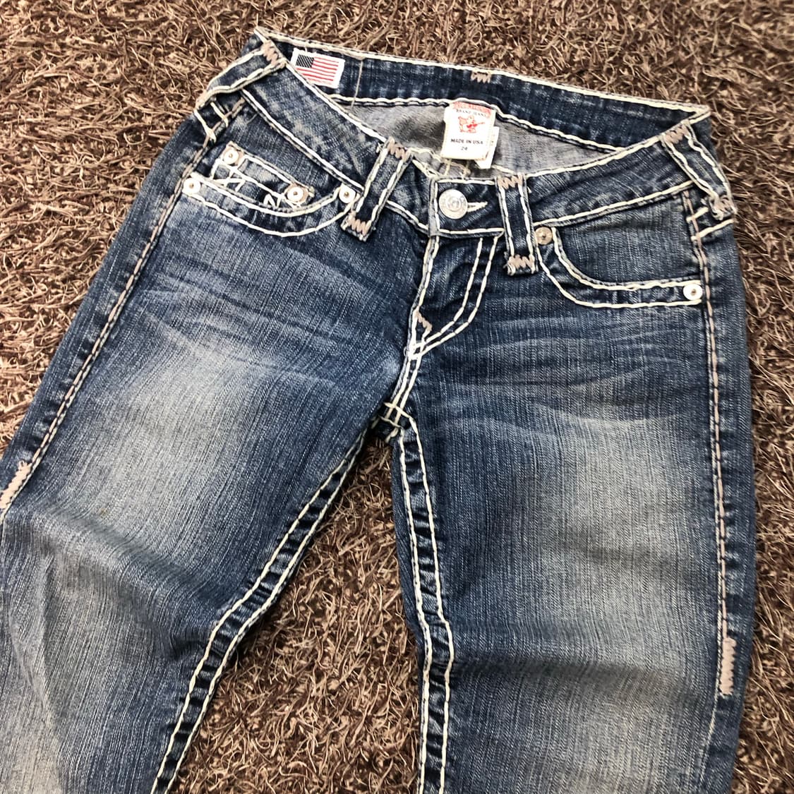 트루릴리전 스텔라 슈퍼티 워싱 데님 팬츠 상품이미지3