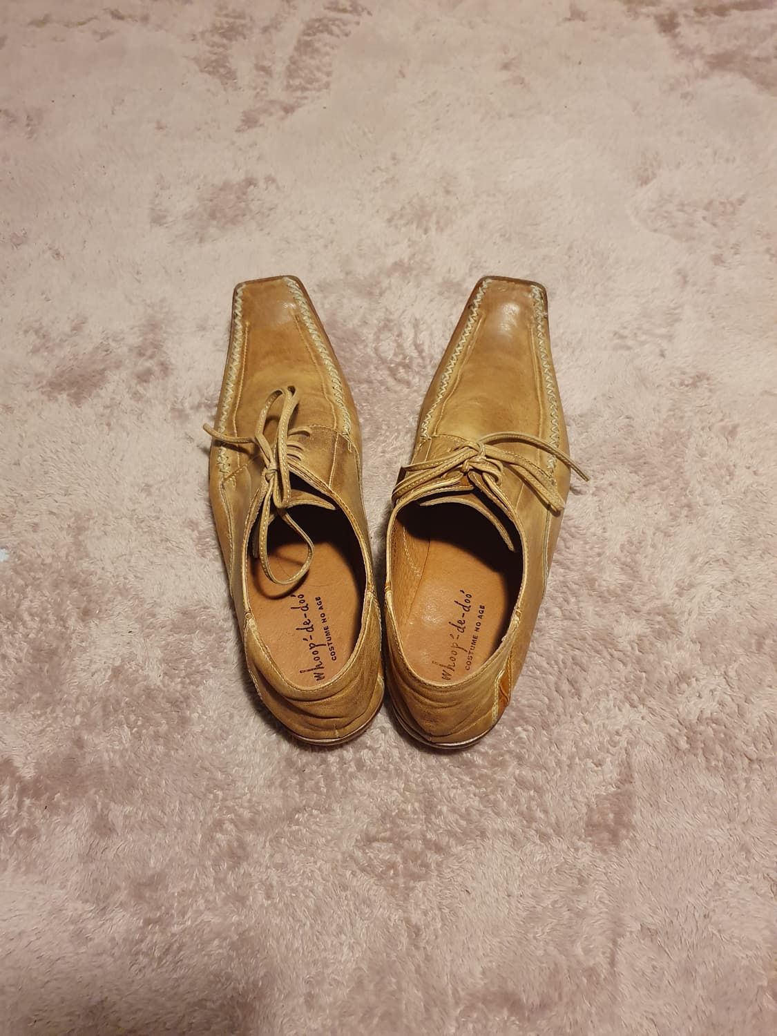 Whoop de doo stitched leather shoes 상품이미지4