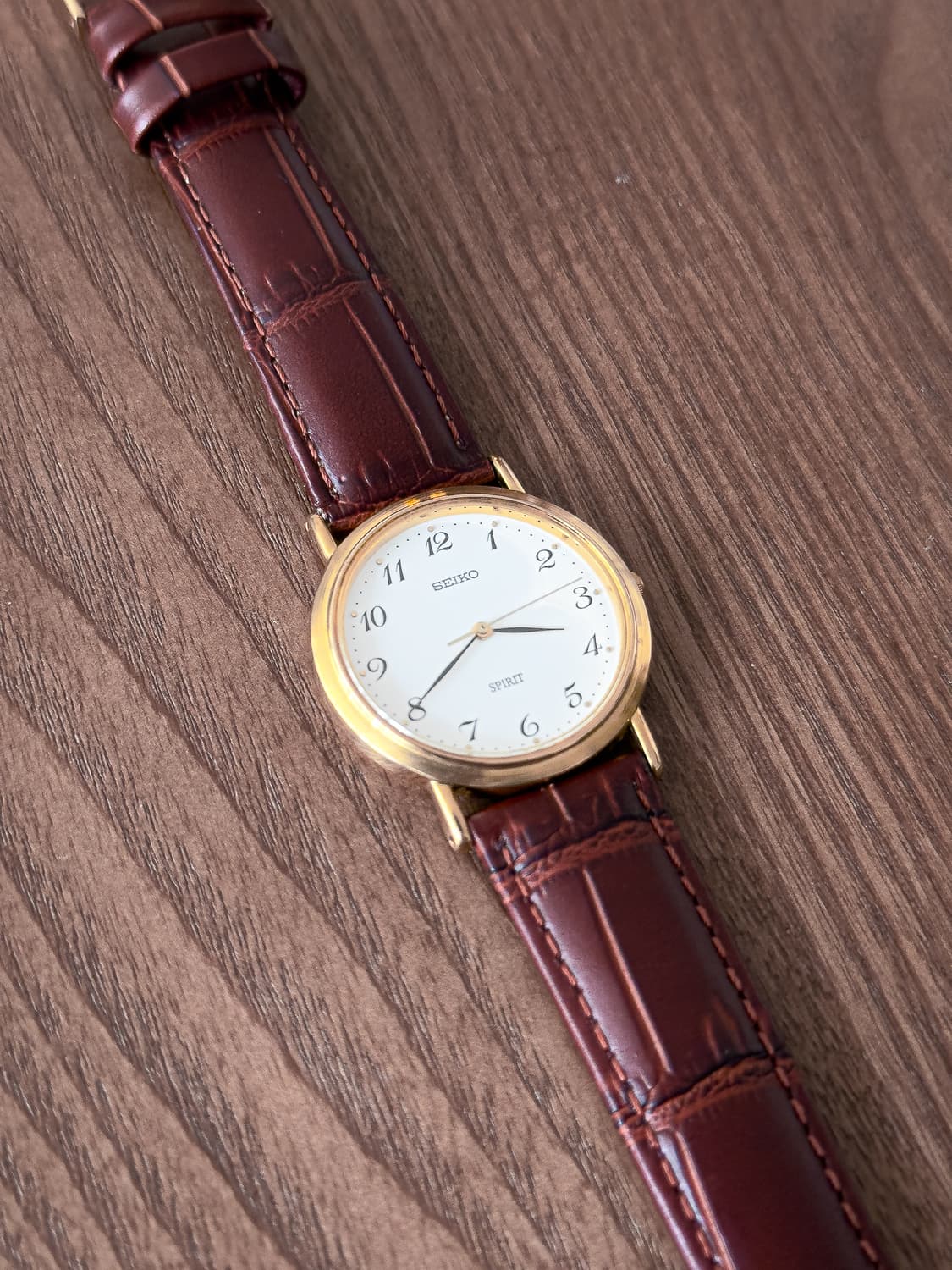 [중고] 세이코 스피릿 브레게 숫자 금장 - 90s 빈티지 쿼츠 (민트급 상품이미지5