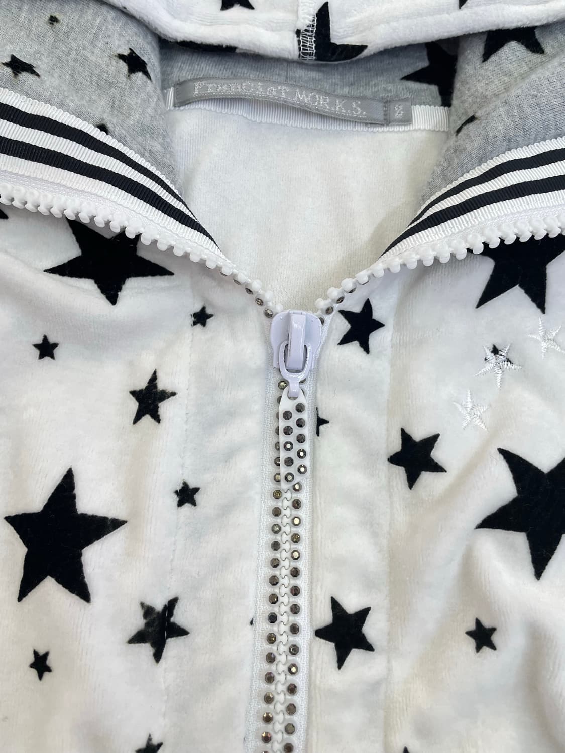 화이트 스타 스컬 후드집업 상품이미지7