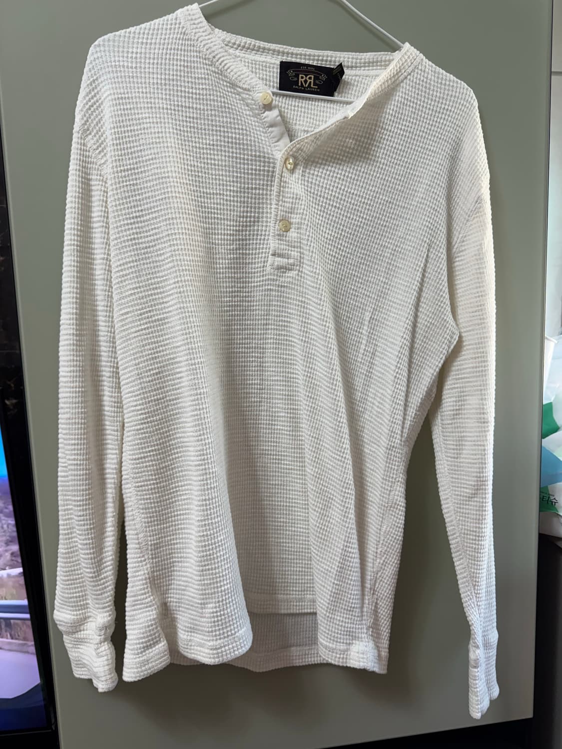 Rrl 더블알엘 헨리넥 화이트 M 상품이미지1