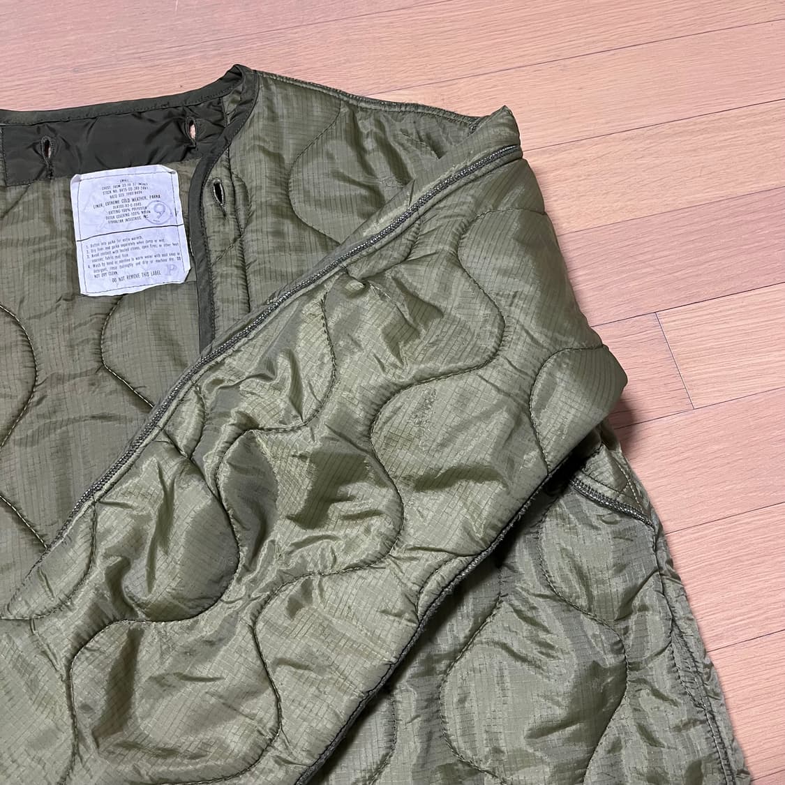 80년대 M-65 피쉬테일 파카 개파카 내피 S사이즈 상품이미지6