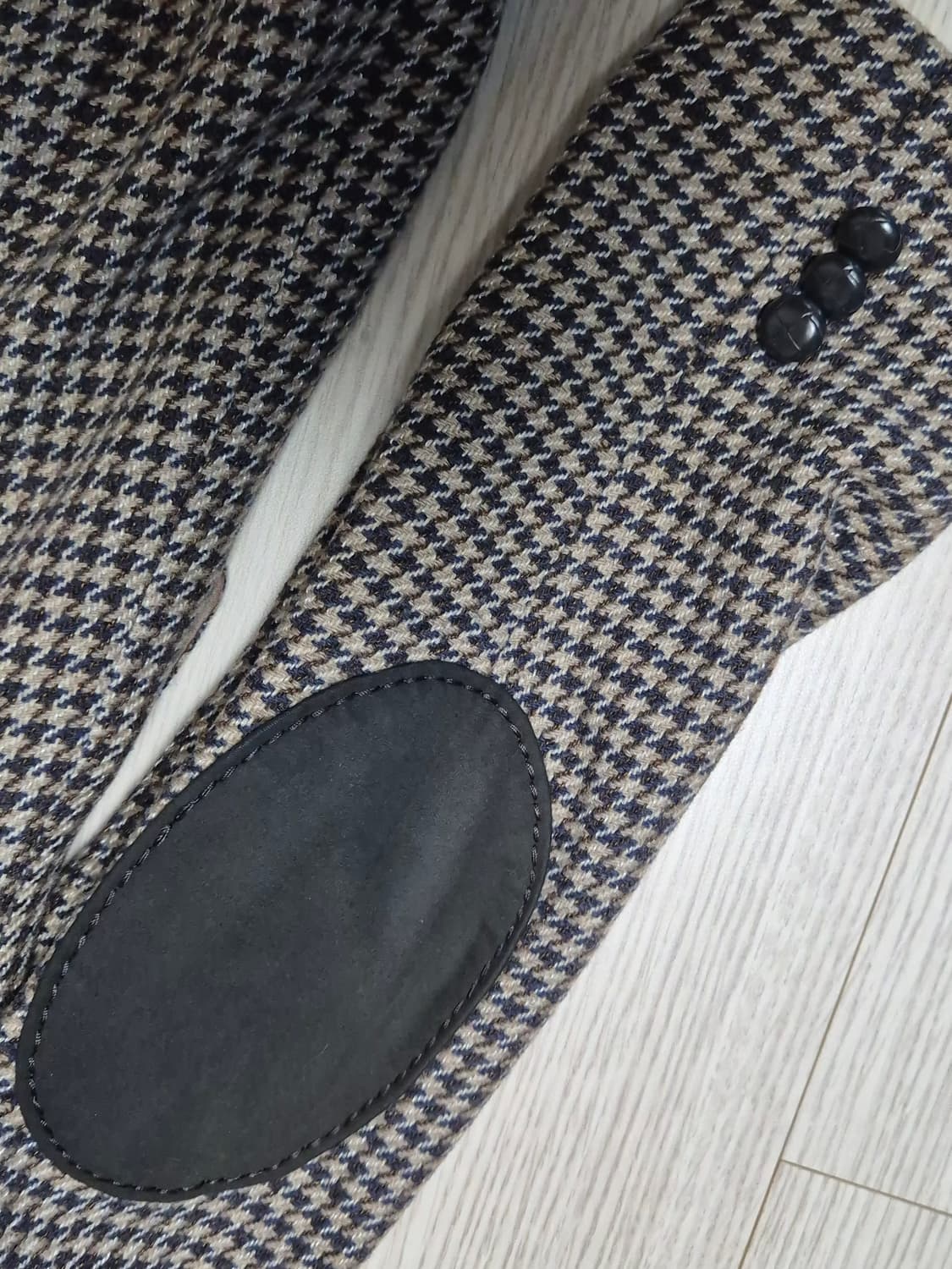 닥스 블루 브라운 패턴 블레이저 자켓 상품이미지3