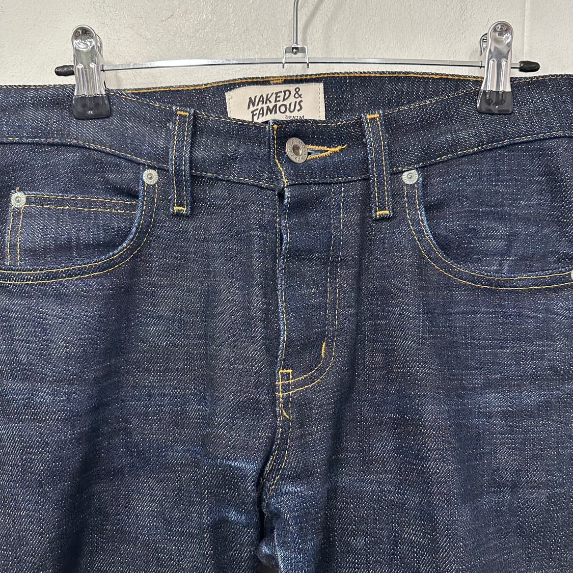 naked&famous 생지 스키니 상품이미지2