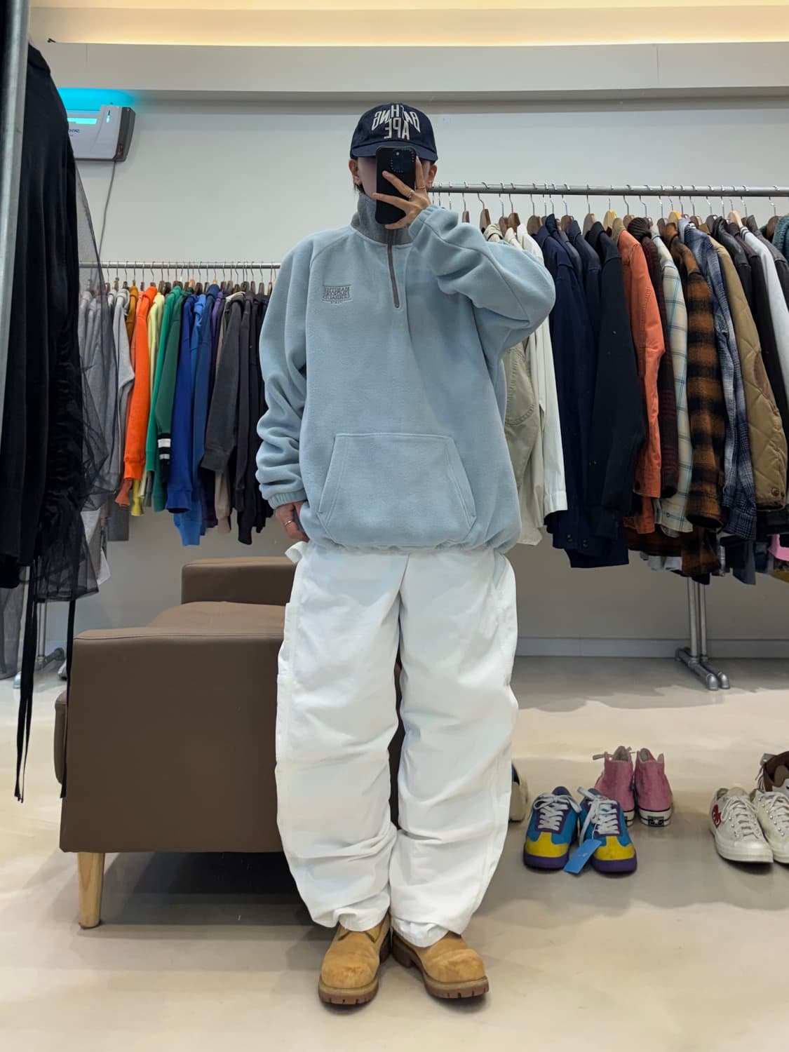 마리떼프랑소와저버 플리스 아노락 상품이미지4