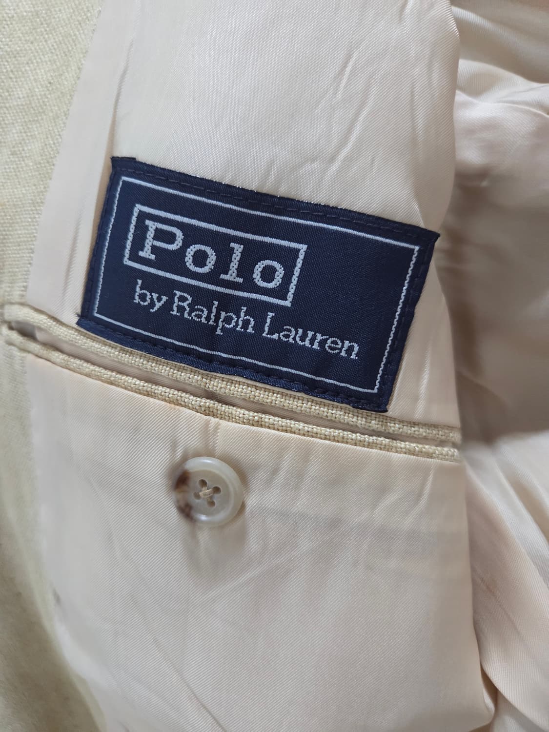 polo 폴로 랄프 랄프로렌 베이지 린넨 블레이저 상품이미지4