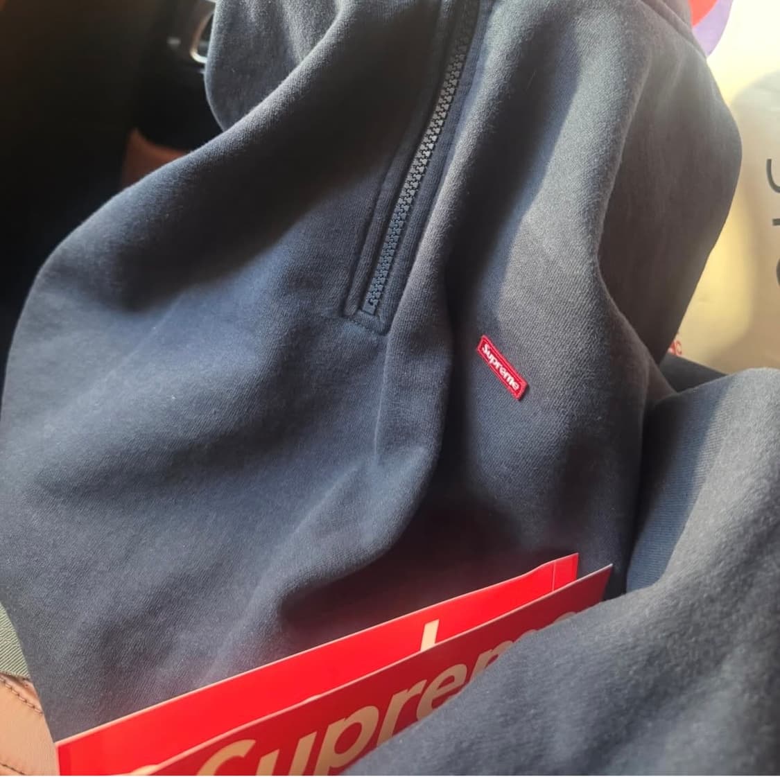 슈프림2025 하프집업 네이비 xxl 상품이미지1