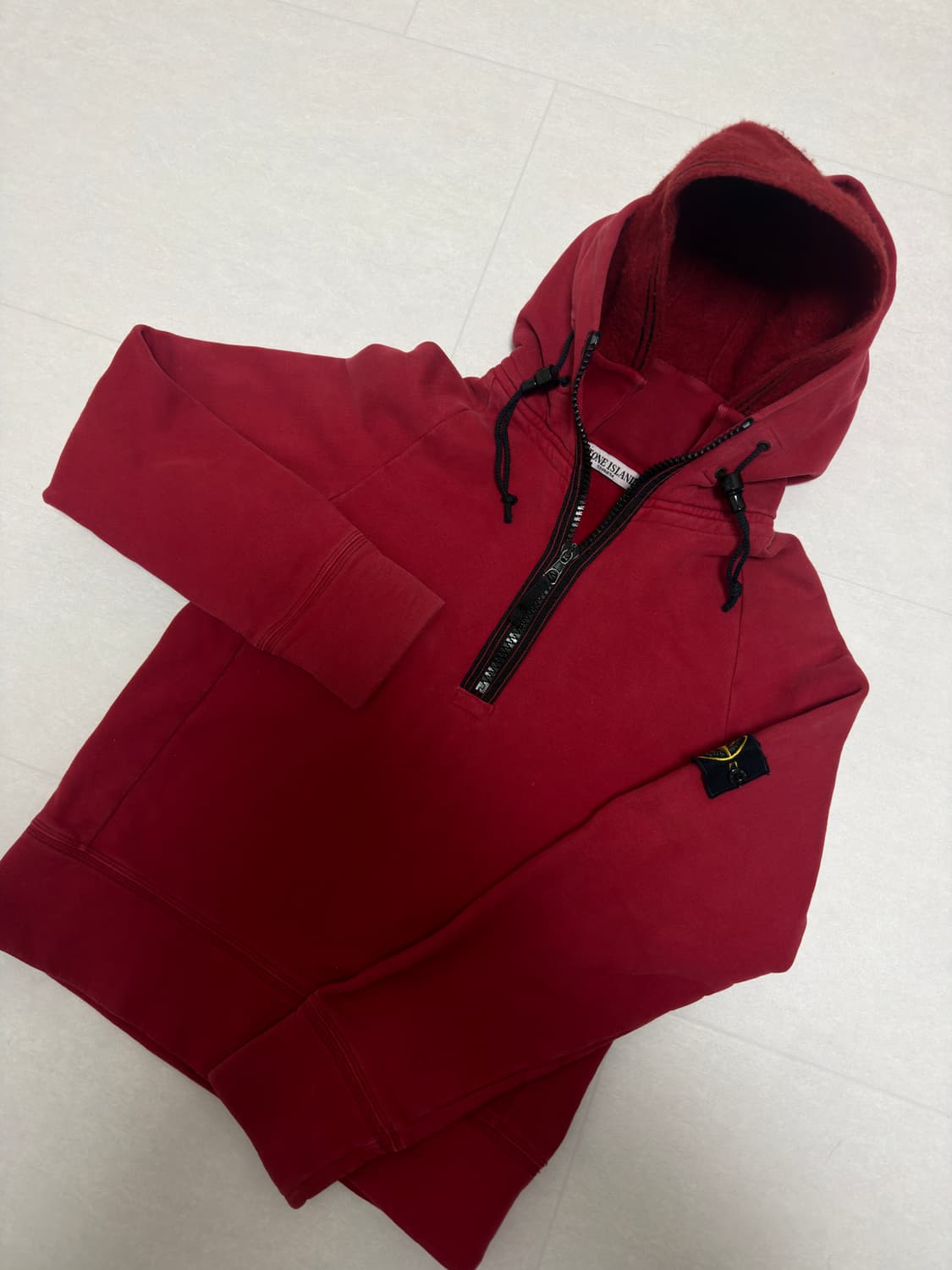 [ M ] 00’s 스톤아일랜드 더블 후드 아카이브 아노락 스웻셔츠 상품이미지1