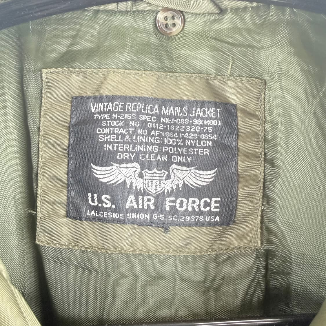 (2XL) USA 빈티지 U.S 에어포스 항공자켓 상품이미지3