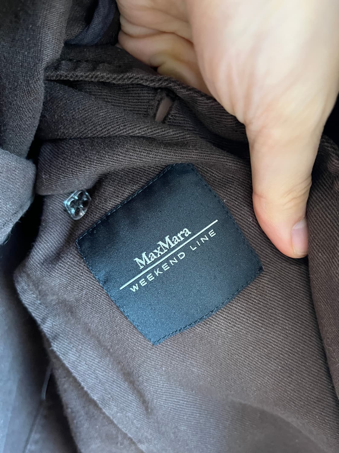 막스마라 더블 브레스트 자켓 브라운 Made in ITALY  상품이미지5