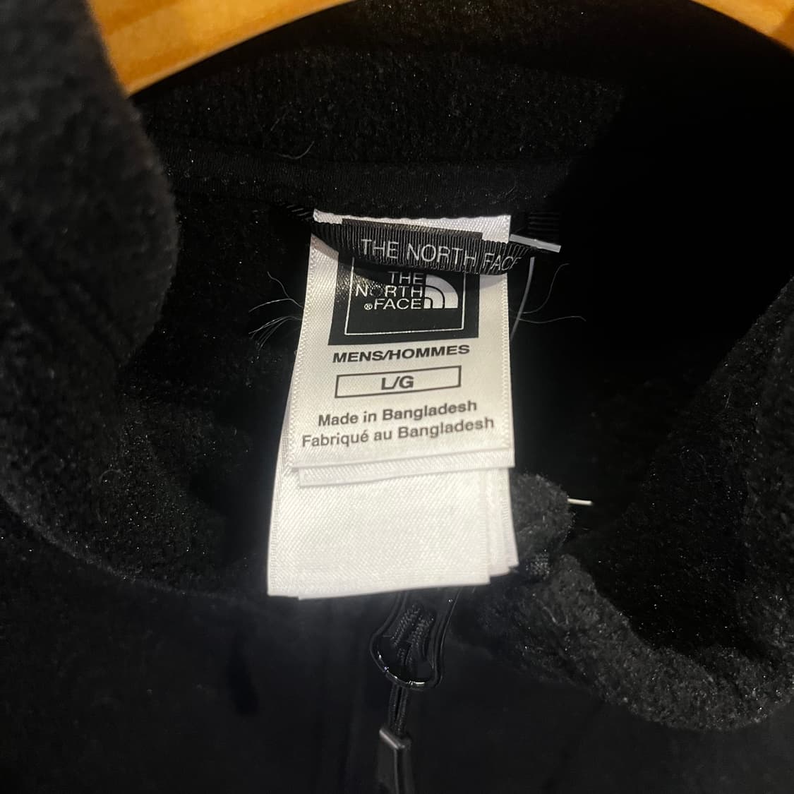 노스페이스 블랙 플리스 집업 상품이미지5