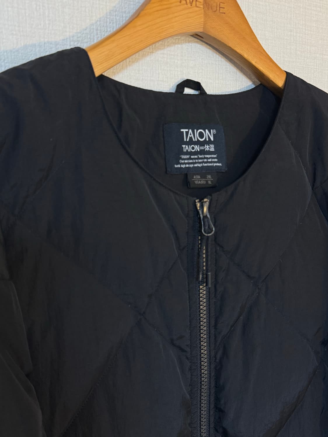 [XXL]TAION 타이온 경량 패딩 블랙 상품이미지3