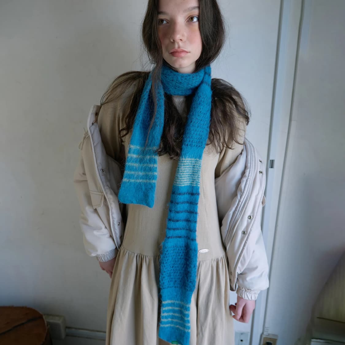 노컨텐츠 머플러 블루 상품이미지1