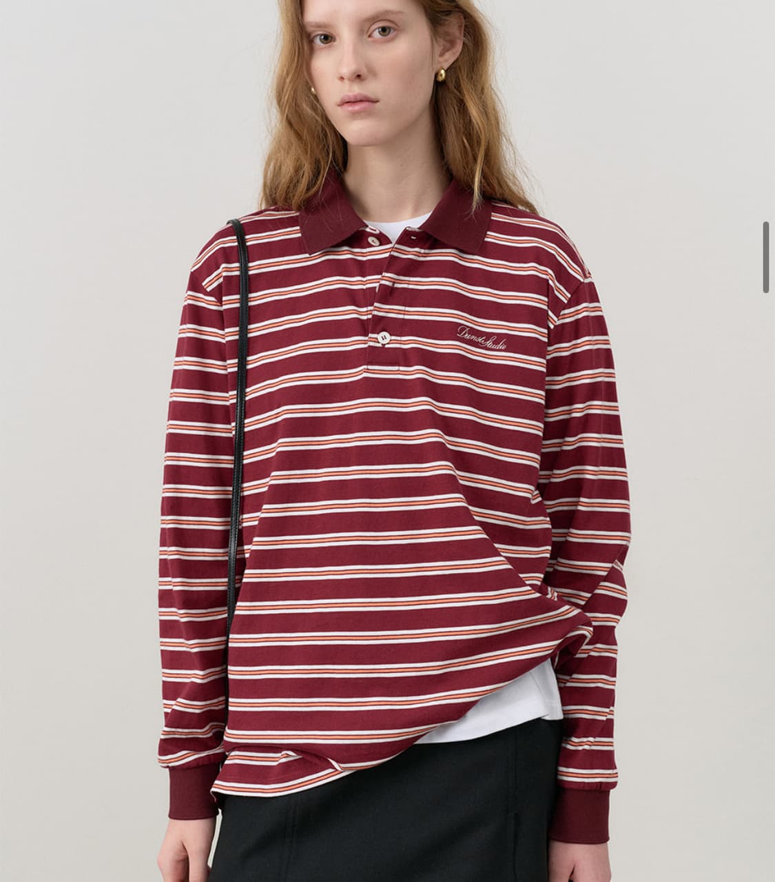 던스트 스트라이프 MULTI STRIPE COLLARED T-SHIRT 상품이미지3