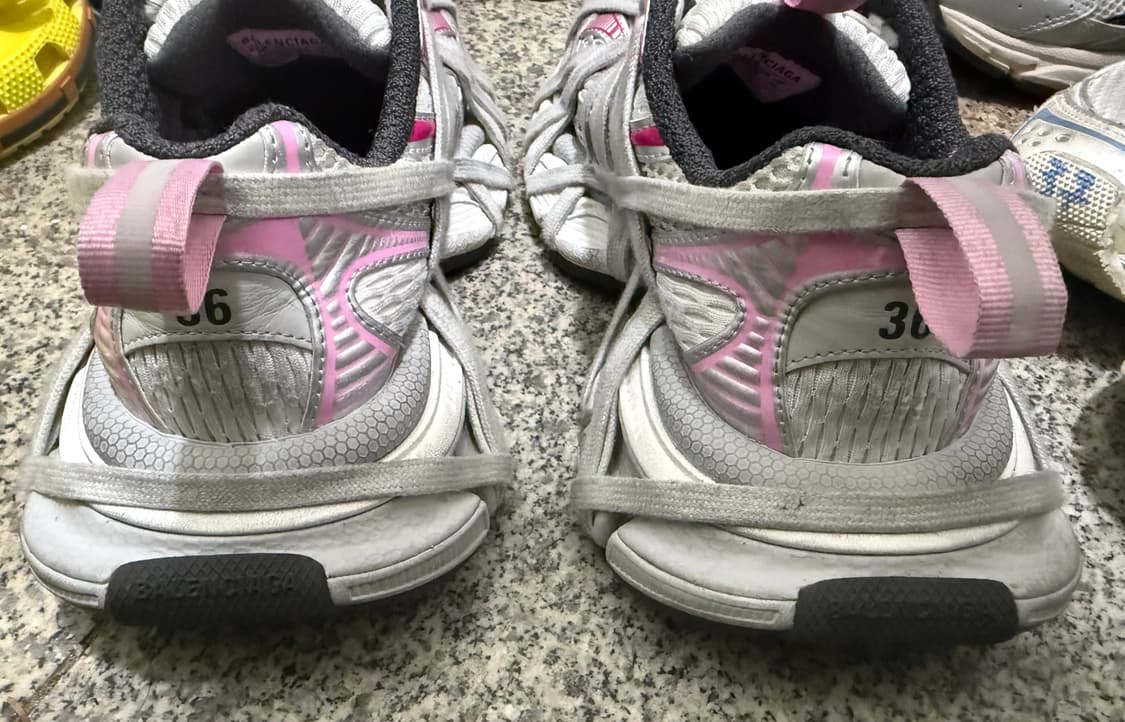 발렌시아가 3xl 익스트림 레이스 스니커즈 화이트 그레이 핑크 36사이즈 상품이미지9