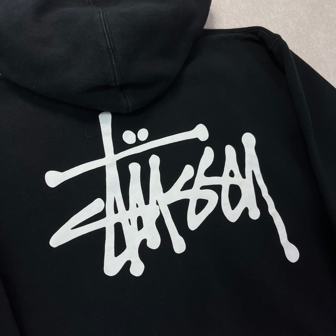 100 스투시 베이직 빅로고 후드티 상품이미지8