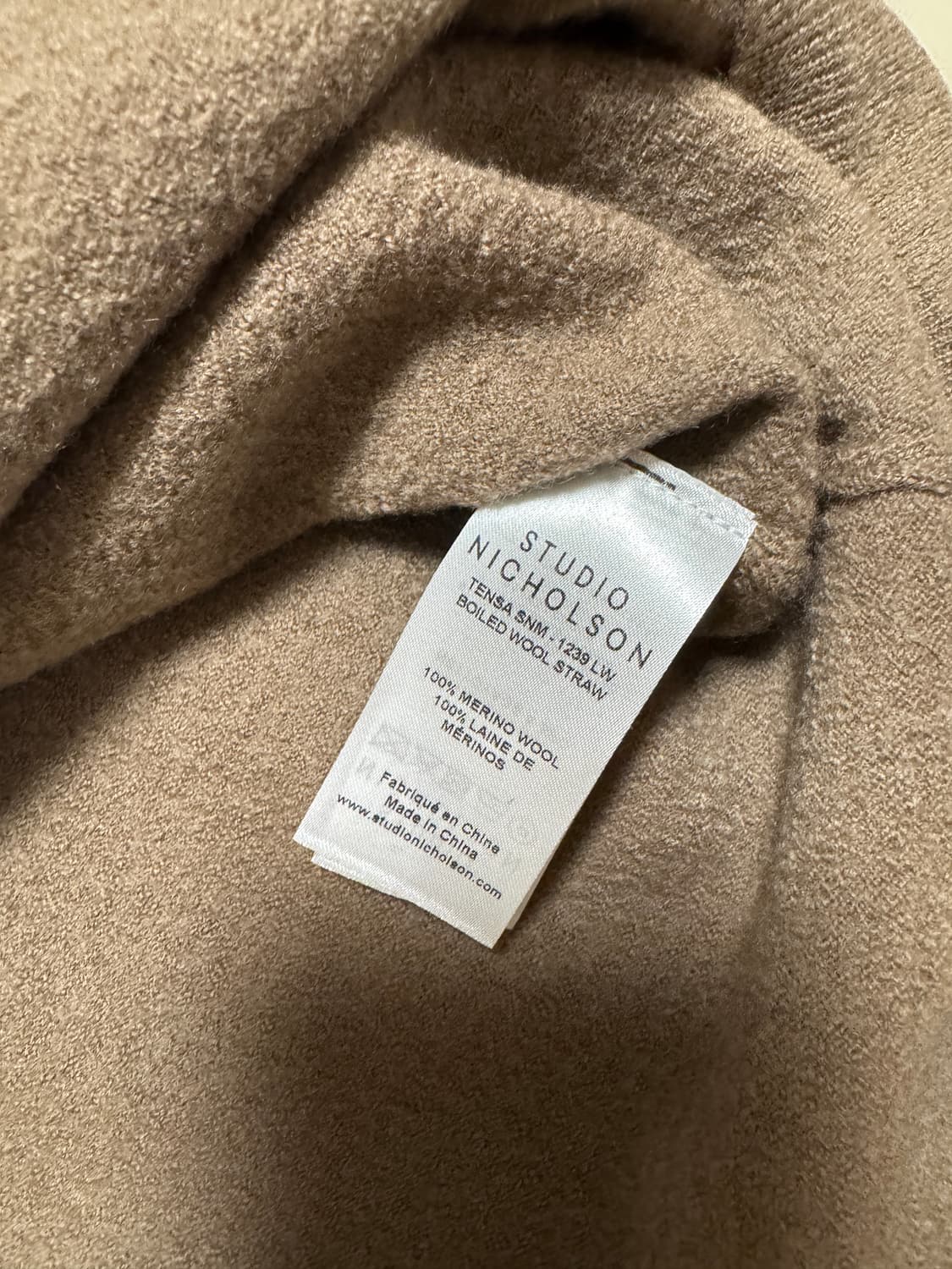 스튜디오 니콜슨 텐사 롤넥 니트 스웨터 M 상품이미지5