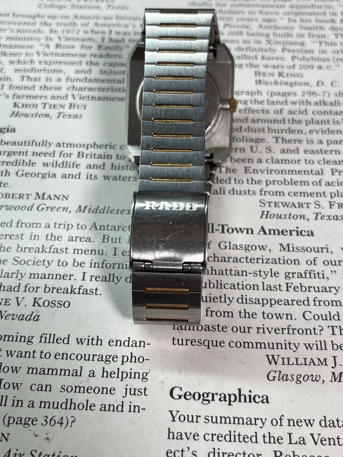 빈티지 RADO 스퀘어 쿼츠 시계 상품이미지4