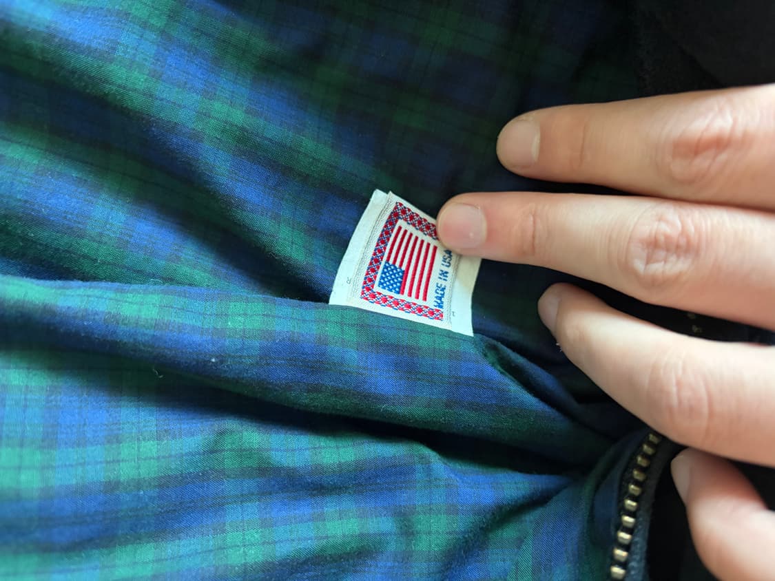 골든베어 스웨이드 바라쿠다 자켓 M 상품이미지6