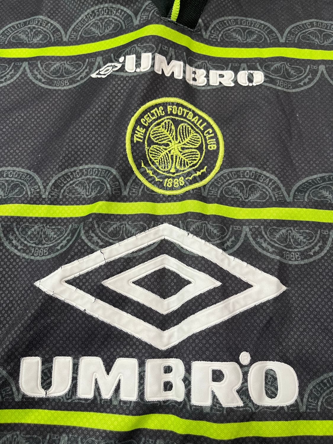 엄브로 98-99 셀틱 FC 어웨이 헨리크 라르손 상품이미지9