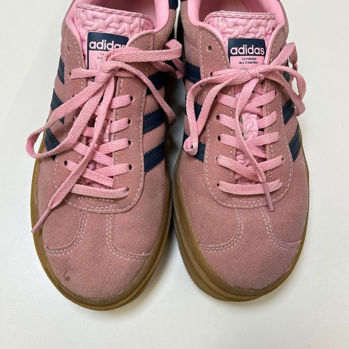 아디다스 가젤 볼드 W 핑크 글로우 빅토리 블루 235-240 상품이미지4