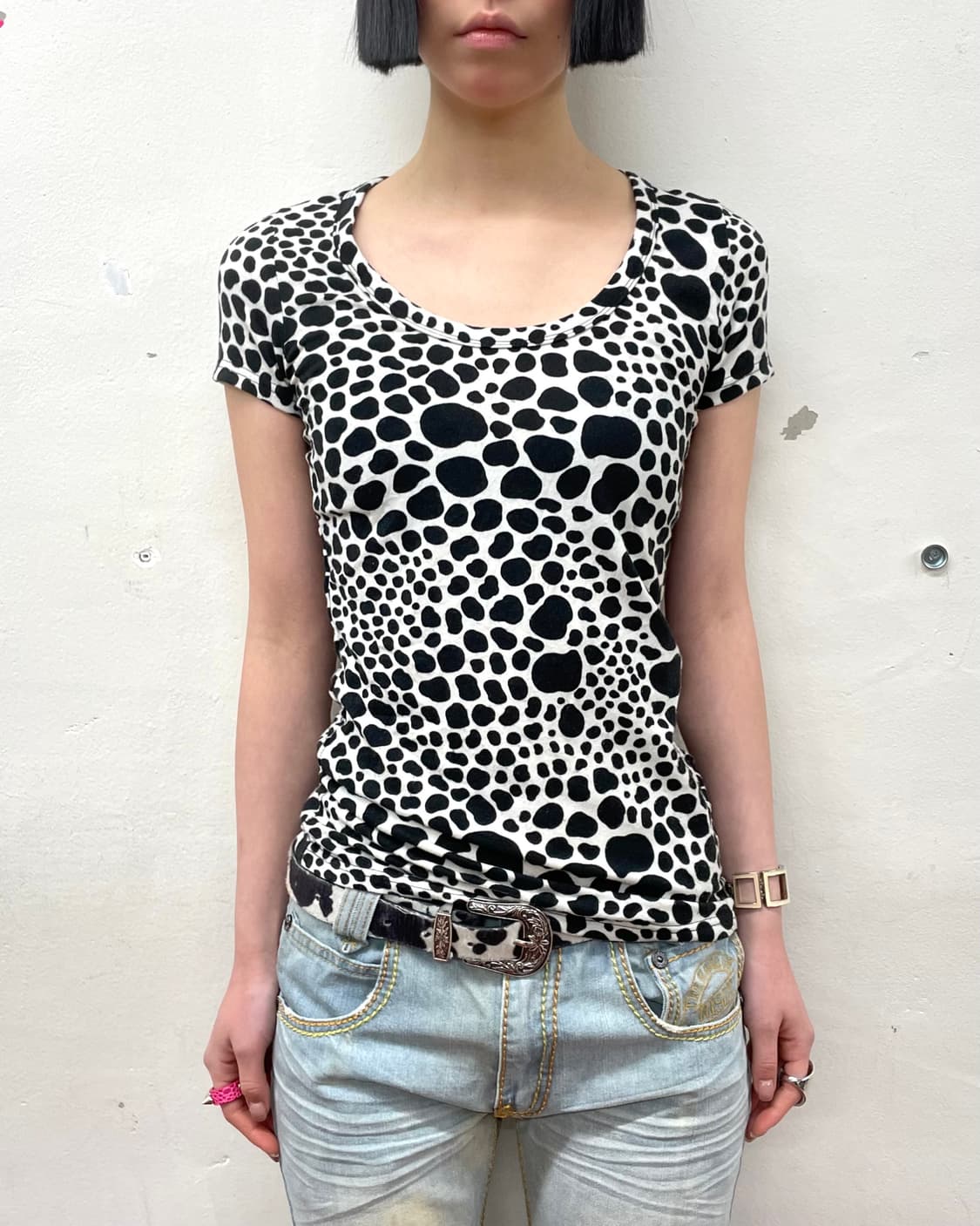Leopard Basic T-shirt 상품이미지1