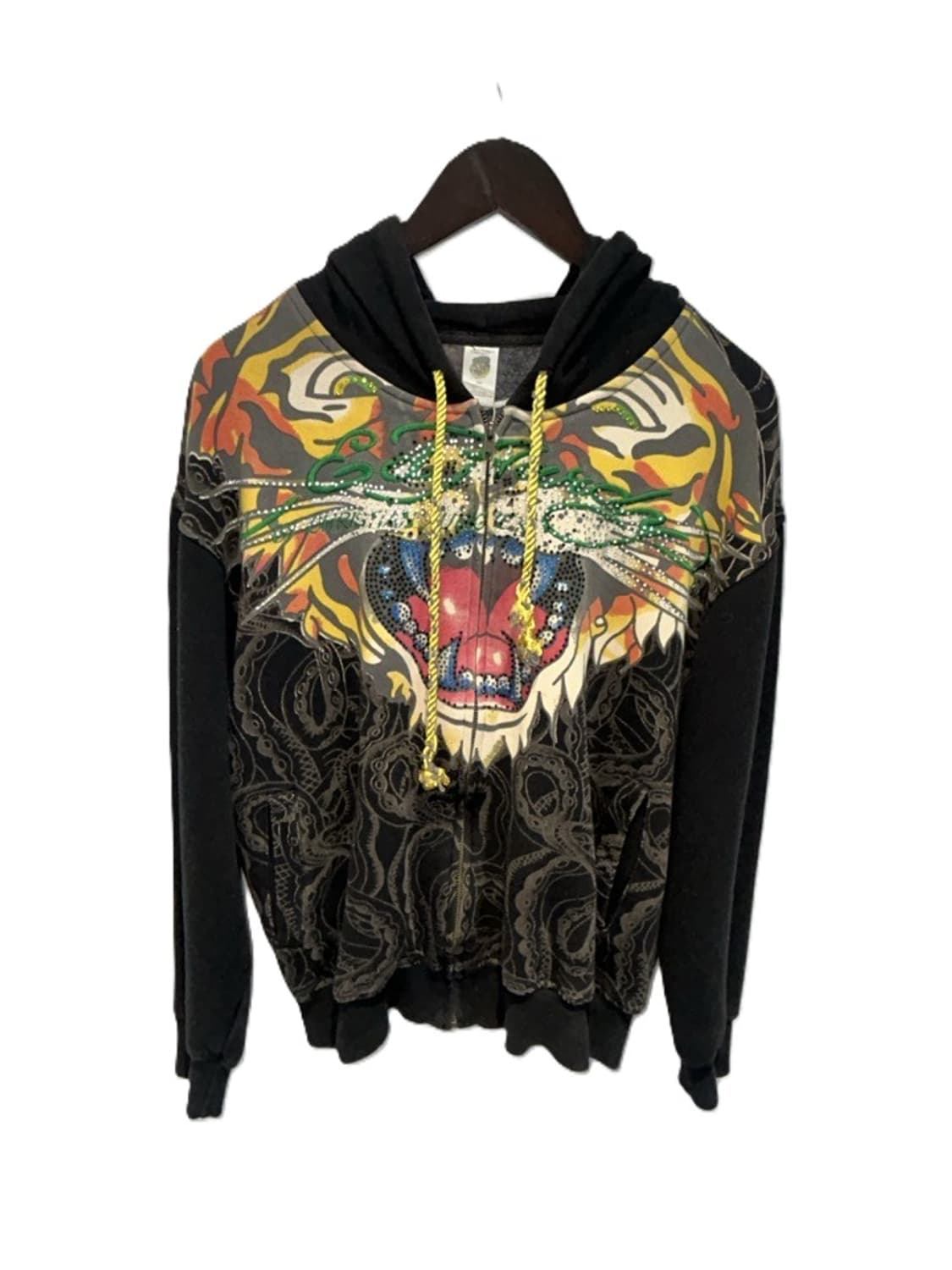 에드 하디 호랑이 프린팅 집업 후드 상품이미지1