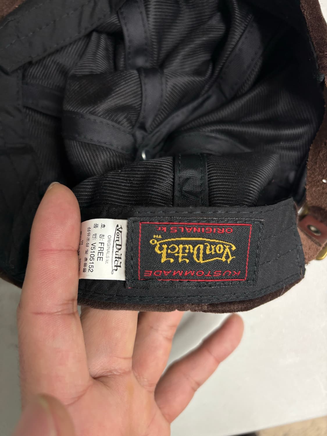 본터치 벨루아 브라운 볼캡 상품이미지4