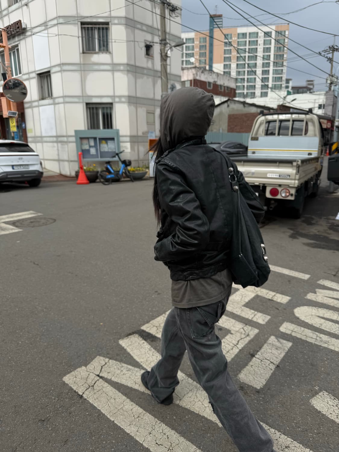 닐바렛 버팔로 레더 자켓 (xs) 상품이미지1
