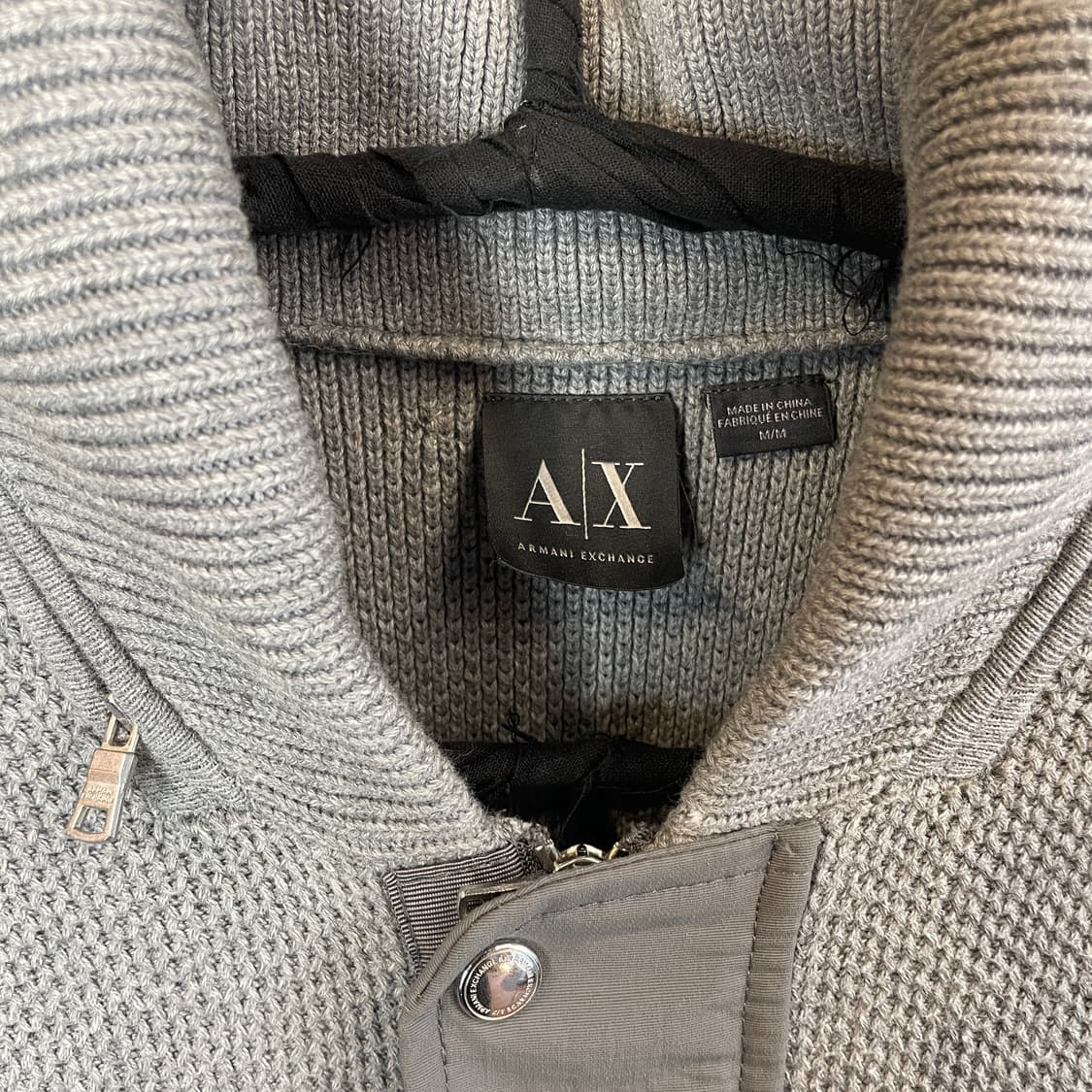아르마니 익스체인지 하이브리드 니트 자켓 상품이미지8