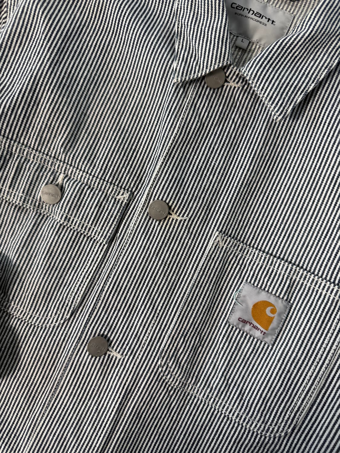 칼하트 루즈핏 히코리 미시건 초어 자켓 상품이미지3