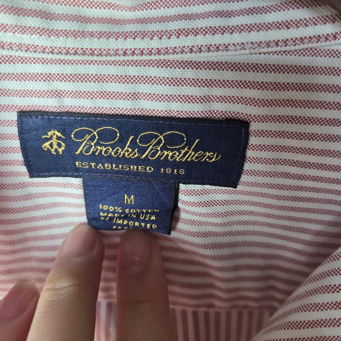 [BROOKS BROTHERS] 브룩스브라더스 레드 스트라이프 셔츠 상품이미지6
