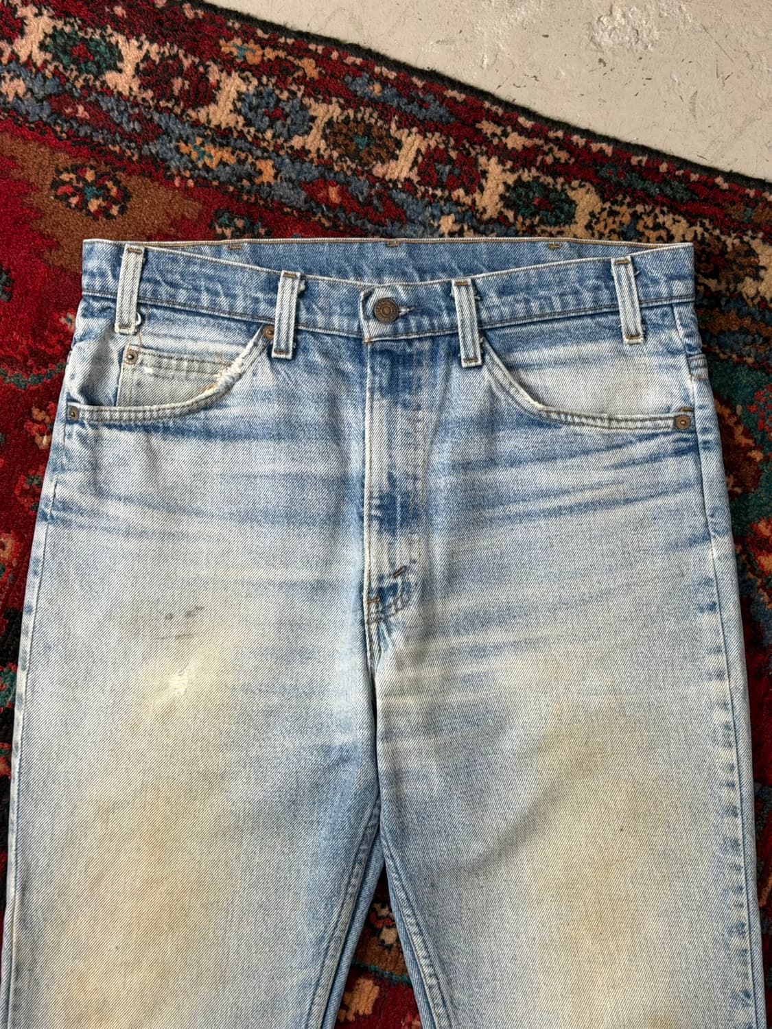 80’s USA 빈티지 리바이스 517 오렌지탭 부츠컷 리바이스 청바지 상품이미지5