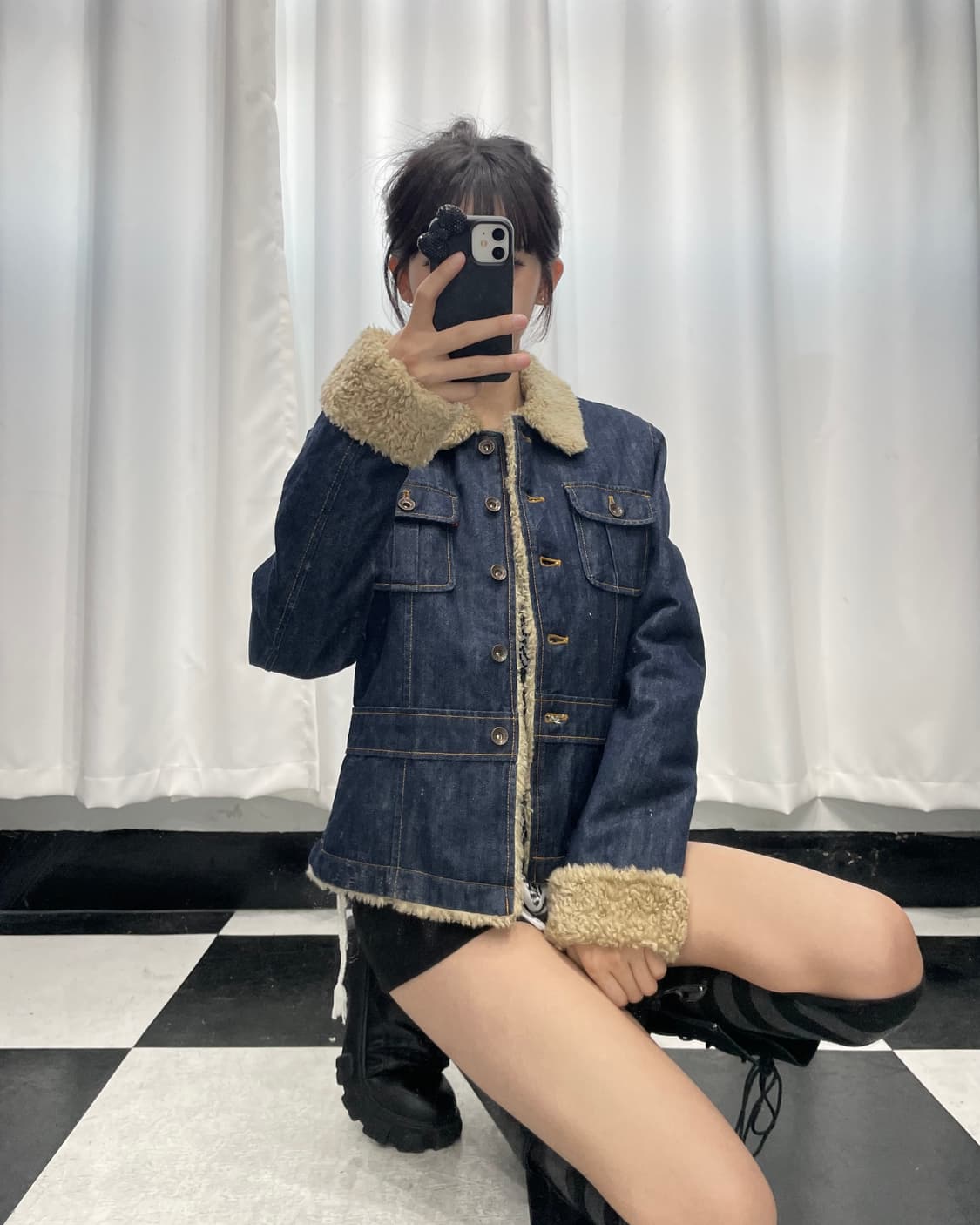 🎸Levi's 진청 데님 쉐르파 자켓🎸 상품이미지3