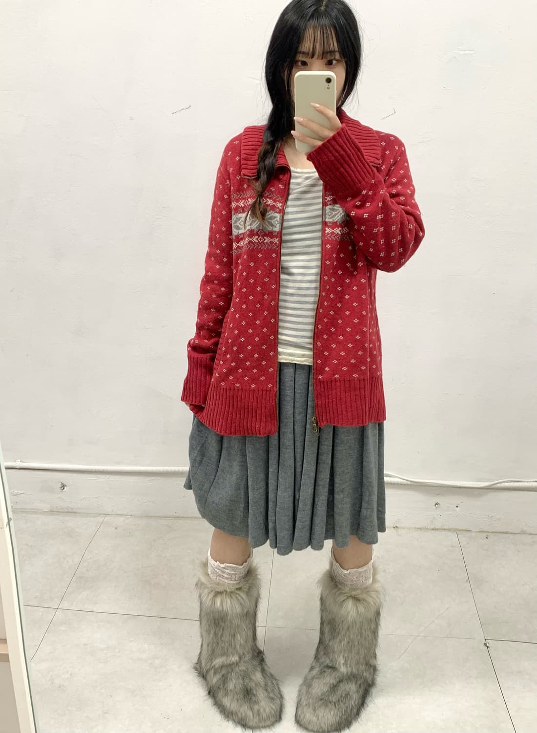 [olive des olive] 코디셋 ! 체리맛 🍒 노르딕 모리 코디 상품이미지2