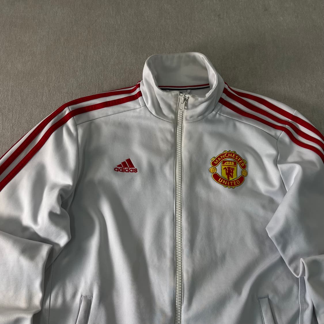 100 아디다스 맨유 흰빨 대장금 트랙탑 져지 상품이미지2