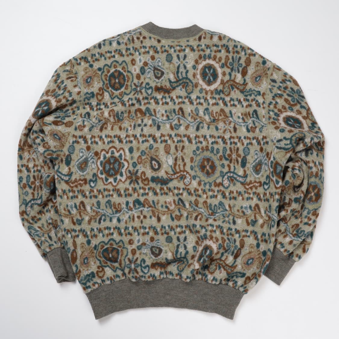 미쏘니 라운드넥 패턴 플리스 롱슬리브 상품이미지5