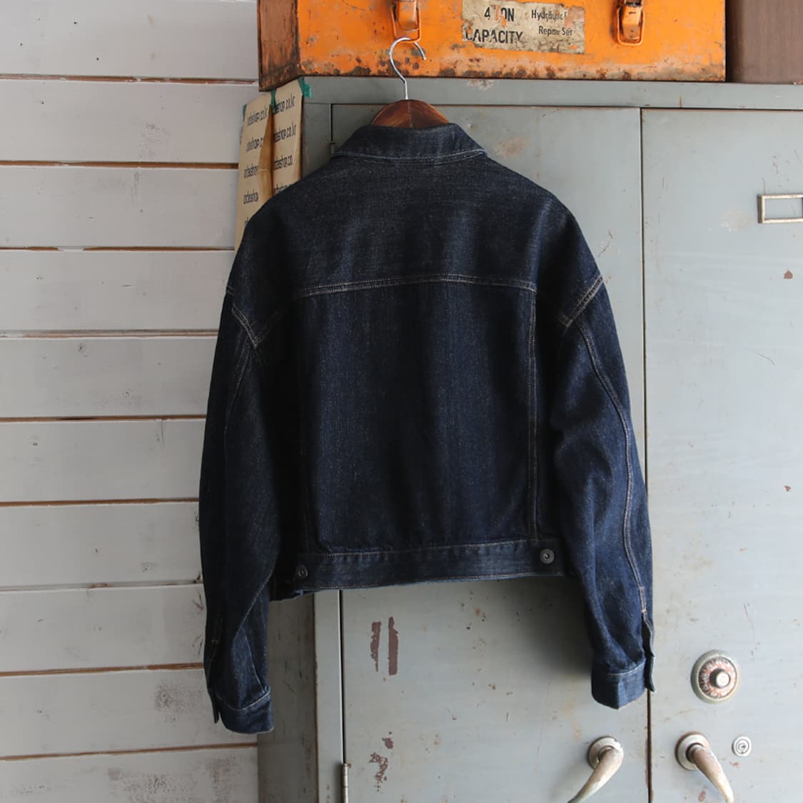 GU 크롬 데님 트러커 자켓 (여성용 XL) 상품이미지3