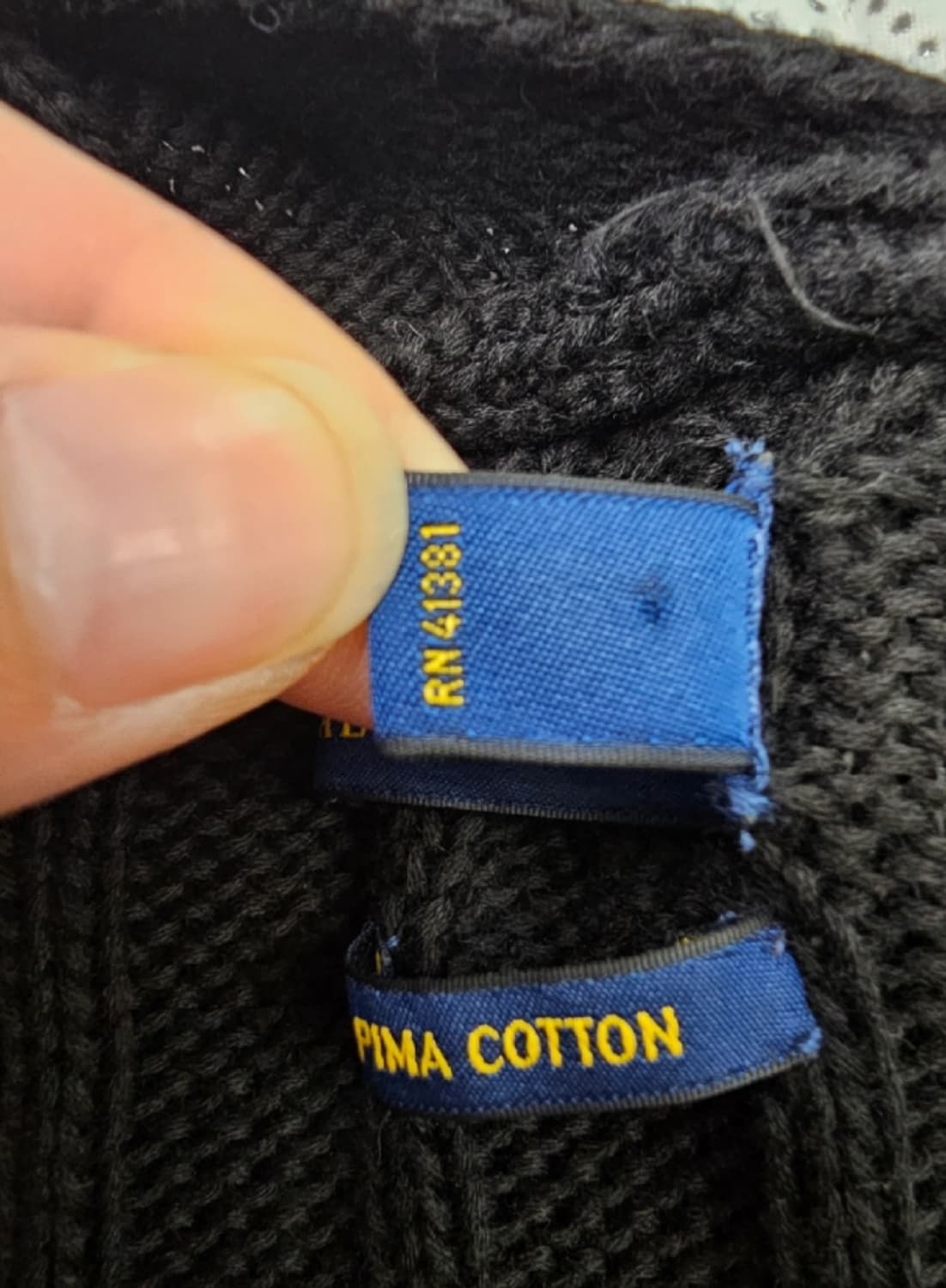 폴로 케이블 가디건 케이프 100 상품이미지8