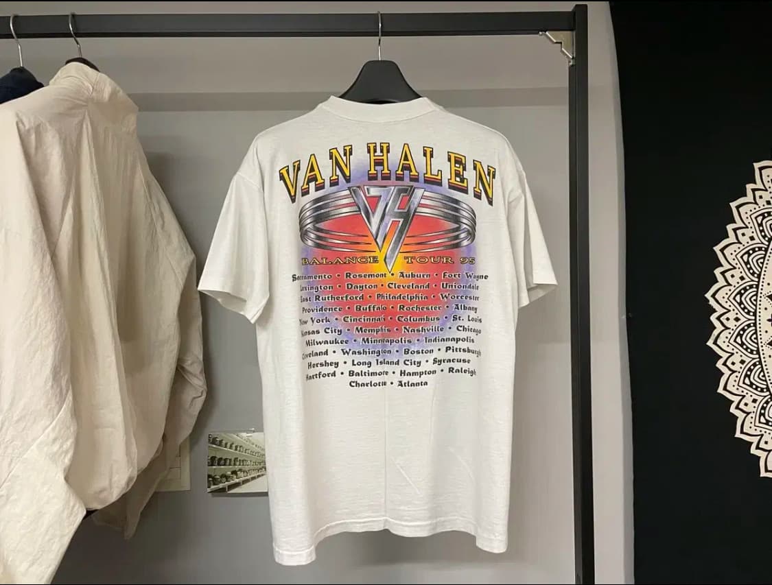 반헤일런 90s 밴드티 상품이미지3