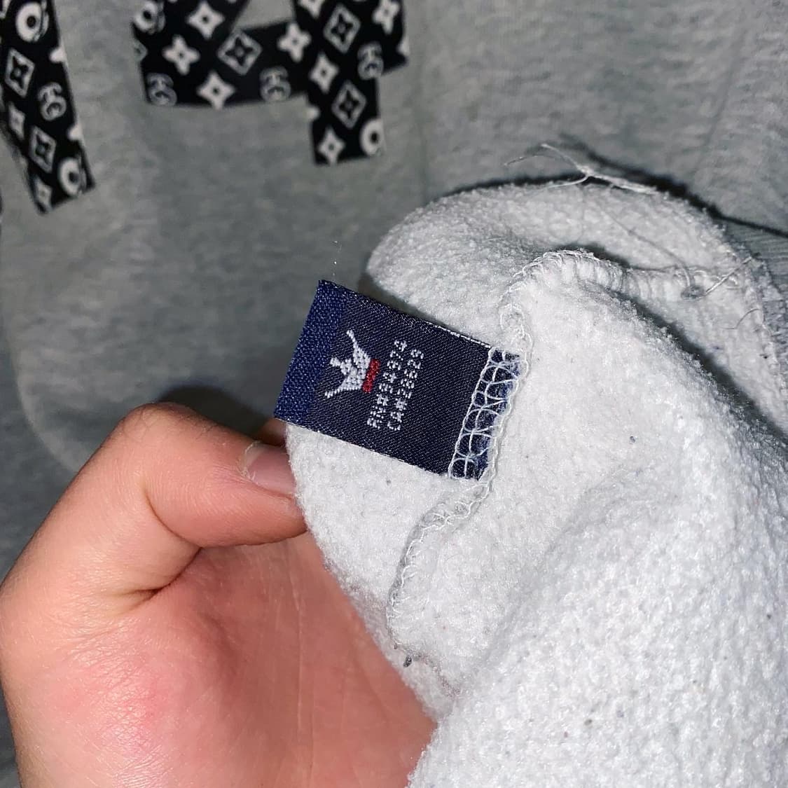 90s 스투시 루이비통 패러디 모노그램 로고 스웻셔츠 상품이미지6