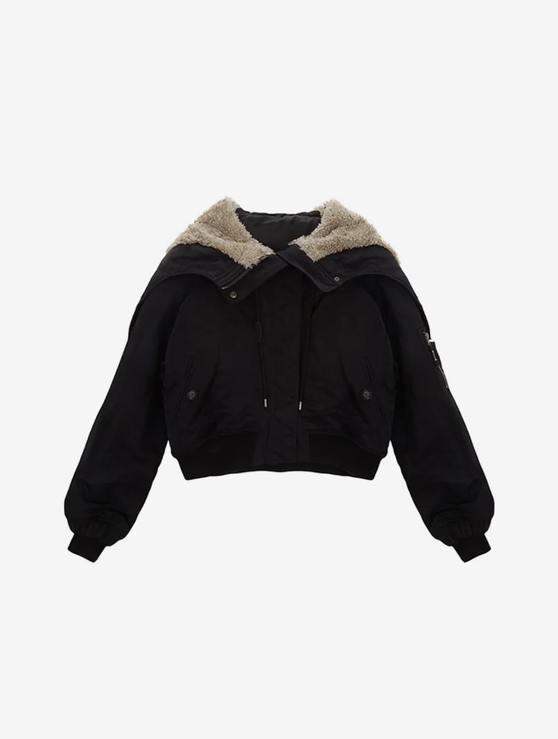 마뗑킴 퍼 패딩 봄버 점퍼 자켓 FUR TRIMMING  상품이미지1