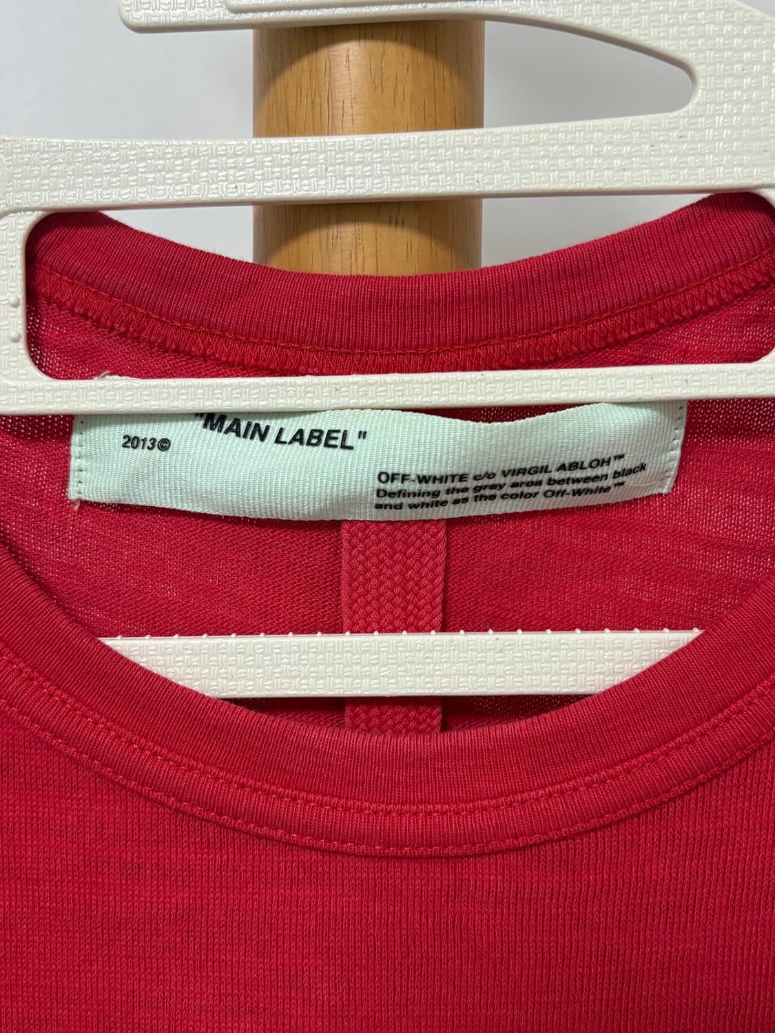 오프화이트 X 모나리자 18S/S 템퍼쳐 티셔츠 상품이미지4