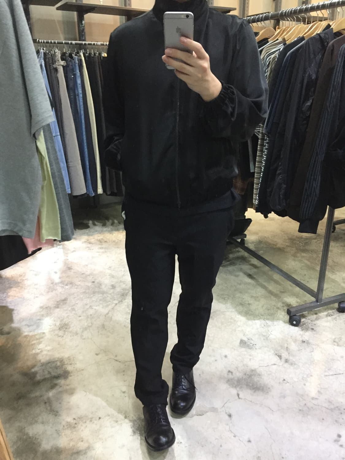 꼼데가르송 블랙 폴리 트라우져 상품이미지5