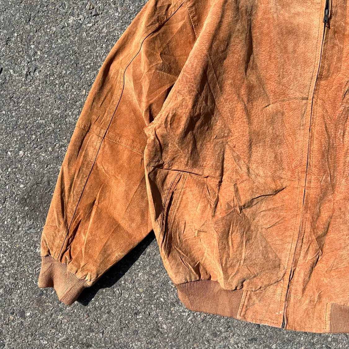 덴마크 빈티지 돈피 스웨이드 봄버 자켓 상품이미지5