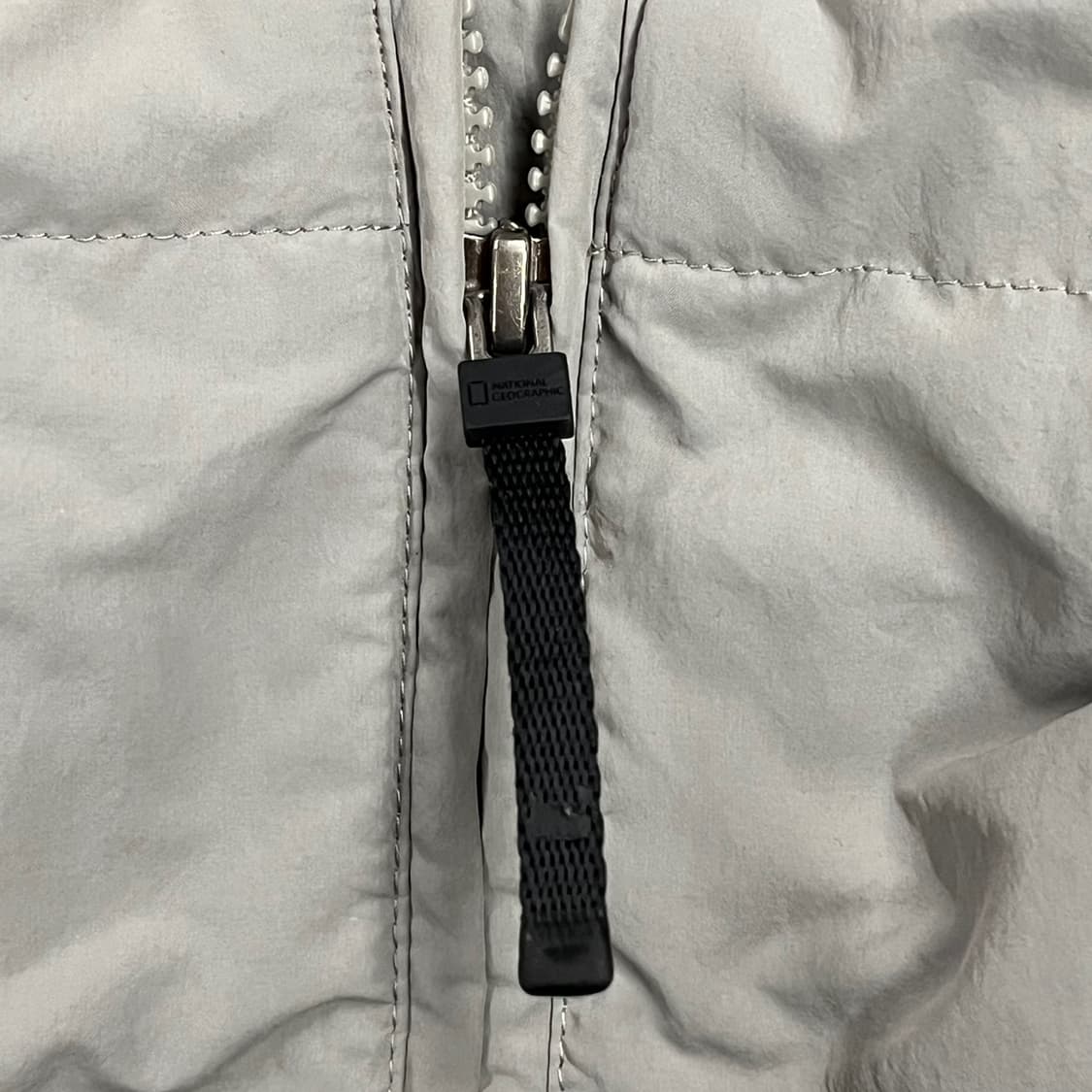 [정품/L] 내셔널지오그래픽 패딩 자켓 그레이 b19 상품이미지7